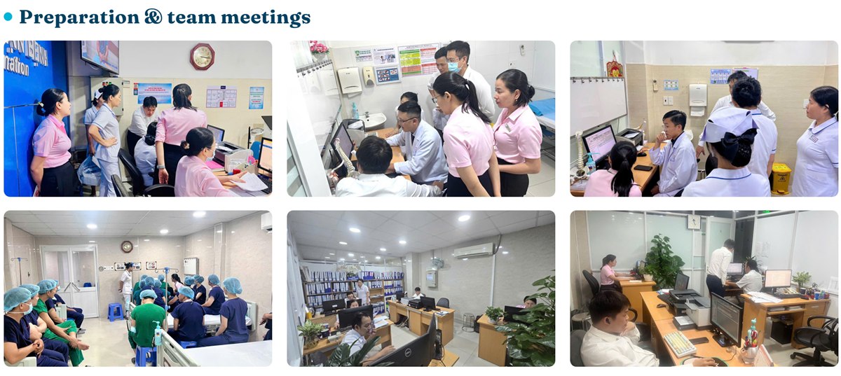 Preparation and team meetings